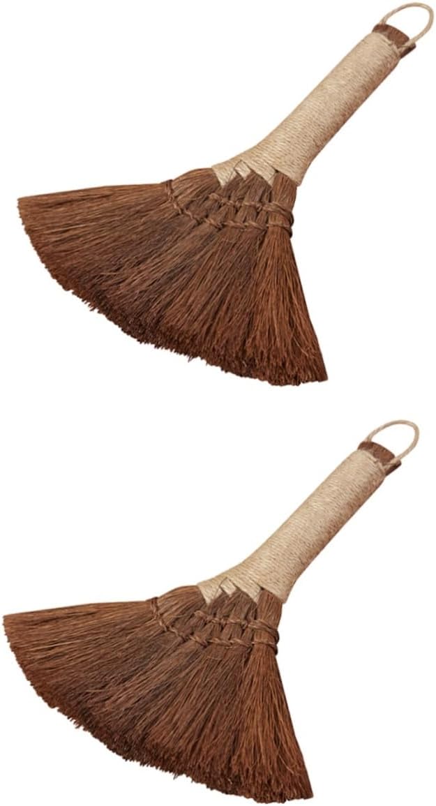 2pcs Hand Palm Broom Home Cleaning Tools Cleaning Brooms Desktop Dust Brush Household Duster