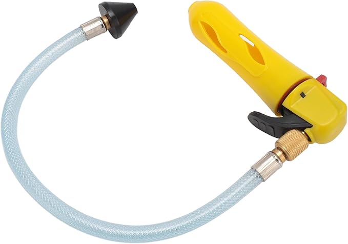 AC Drain Line Cleaner Tool Portable AC Condensate Line Cleaner for AC Clogs (Yellow)