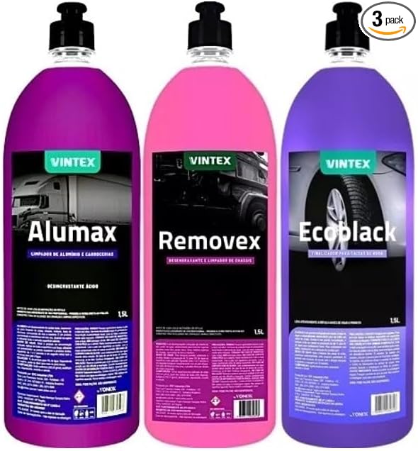 Aluminum Cleaner Removex &amp Ecoblack Kit 1.5 Liters Each (50.7 fl oz)