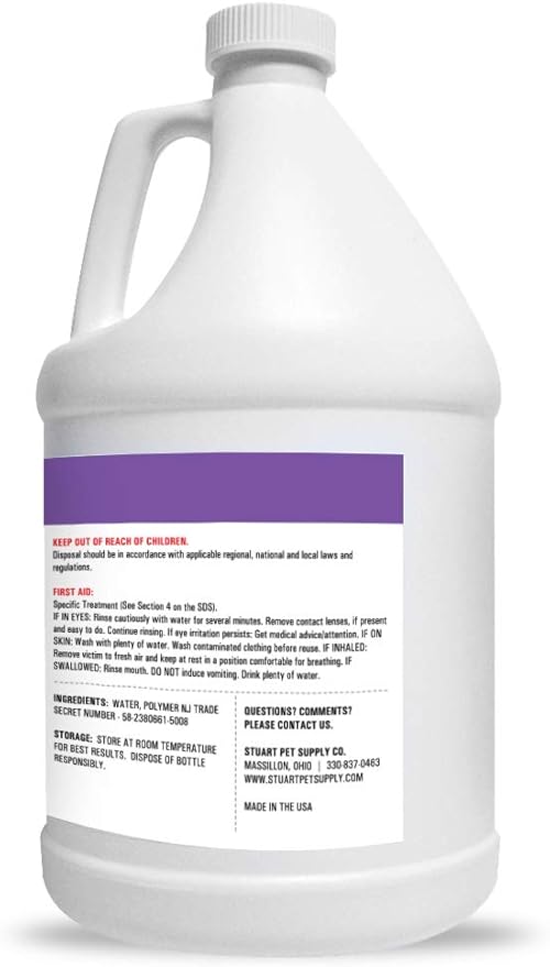 Professional Strength Deep Clean (Gal.) 3X Carpet Cleaner Solution &amp Deodorizer Concentrated Encapsulating Carpet Shampoo Pet Odor &amp Dirty Carpet Cleaning Solution 128 fl oz.