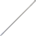 SPARTA Fiberglass Broomstick Replacement Broom Handle with Acme Threaded Tip for Industrial Cleaning Tools Fiberglass 60 Inches Gray
