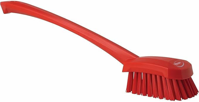 Vikan 41864 BrushWashingStiff15.75PP/PBTRed
