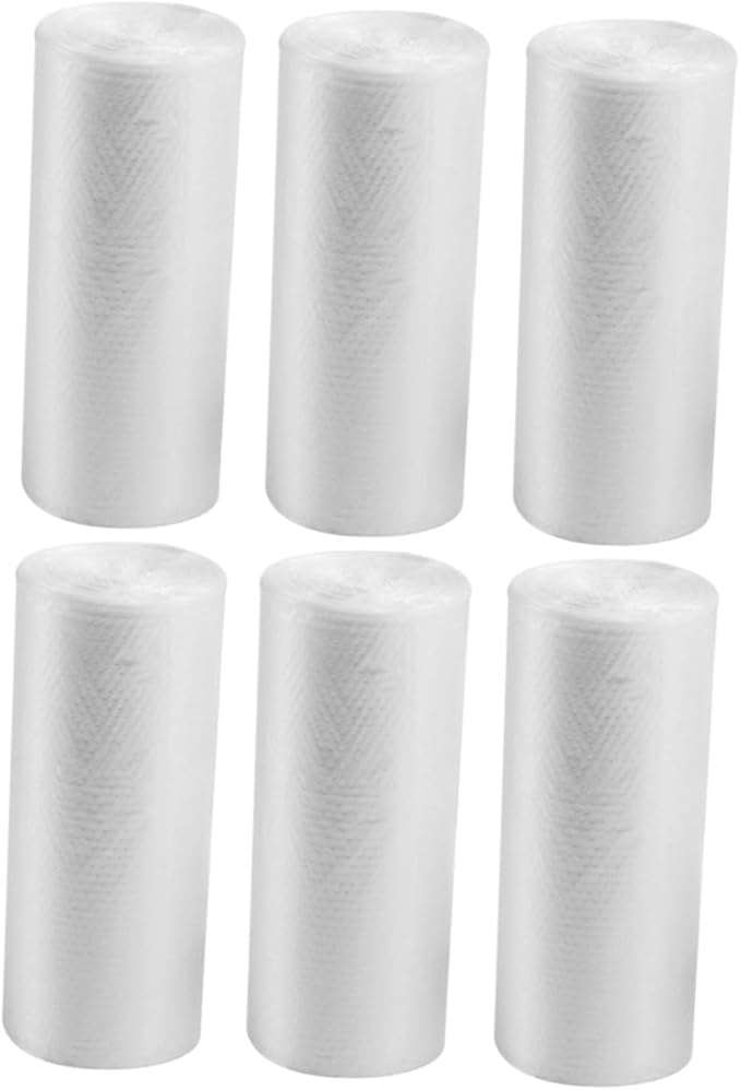 NUOBESTY 6 Rolls Thickened Plastic Trash Bags 45x50cm Sturdy Kitchen and Bathroom Garbage Bags for Home Small Trash Can Liners Multipurpose