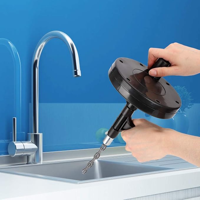 Toilet Dredge Tool Drain Sewer Cleaner Toilet Plunger Pipe Clog Remover Flexible Plumbing for Bathtub Shower Sink