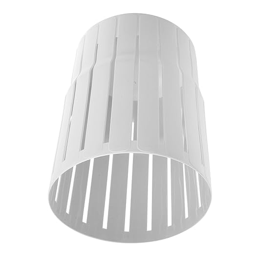 Small White Open-Top Trash Can Thickened Hollow Wastebasket Plastic Garbage Bin for Office Bedroom Home Multi-Function Waste Container