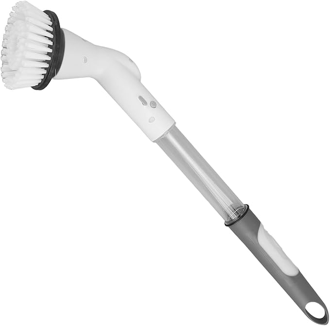 Electric Spin Scrubber Multifunctional Long Handle Power Cleaning Brush with Brush Heads for Bathtubs Tile Floors Grout Toilets