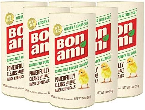 Bon Ami Powder Cleanser - 14 oz (Pack of 6)