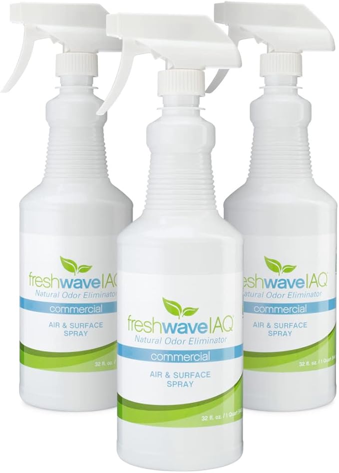 Fresh Wave IAQ Odor Removing Air &amp Surface Spray 32 fl oz. 3-Pack &amp 1 Gallon Liquid Refill