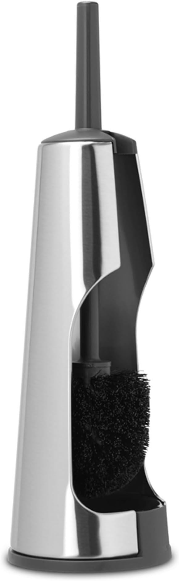 Brabantia 414640 Toilet Brush and Holder - Brilliant Steel Steel/Black