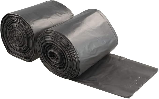 18 Gallon Large Kitchen Trash Bag Gray 100 Counts