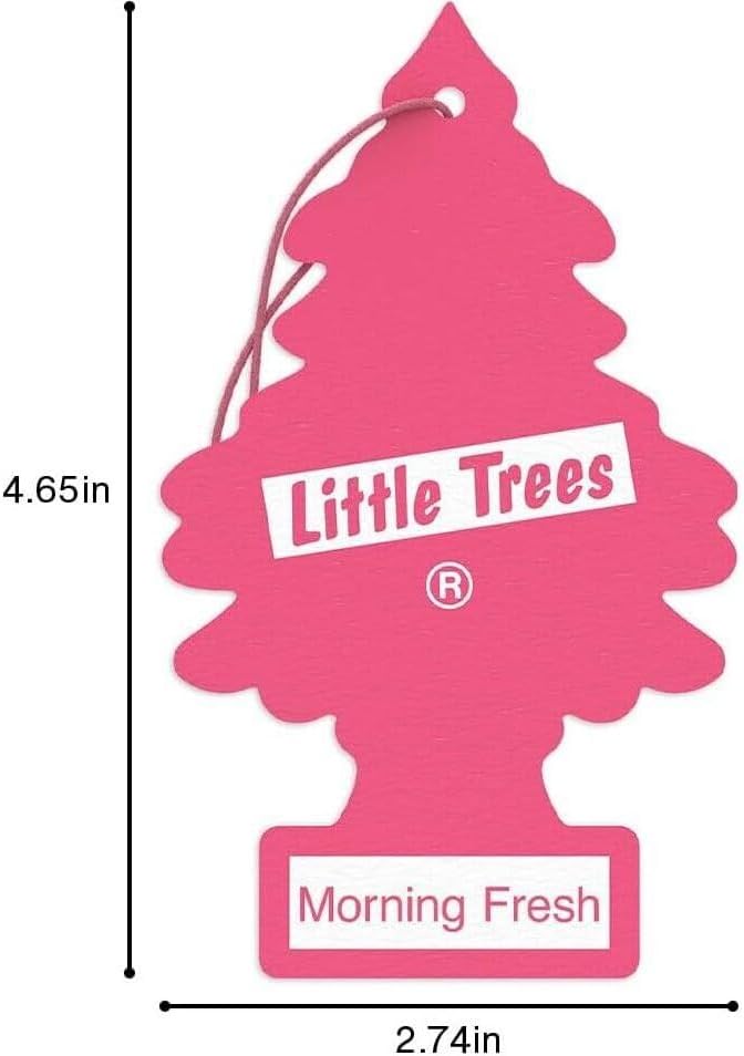 Little Trees™ U1p-10228 Pine Tree Shape Auto Air Freshener Morning Fresh (Pack of 24)