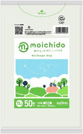 Nippon Sanipac Moichido Moist Trash Bags Translucent 3.9 gal (15 L) Shakaka Material 50 Sheets Height 19.7 x Width 17.7 inches (50 x 45 cm) Thickness 0.0005 inches (0.0