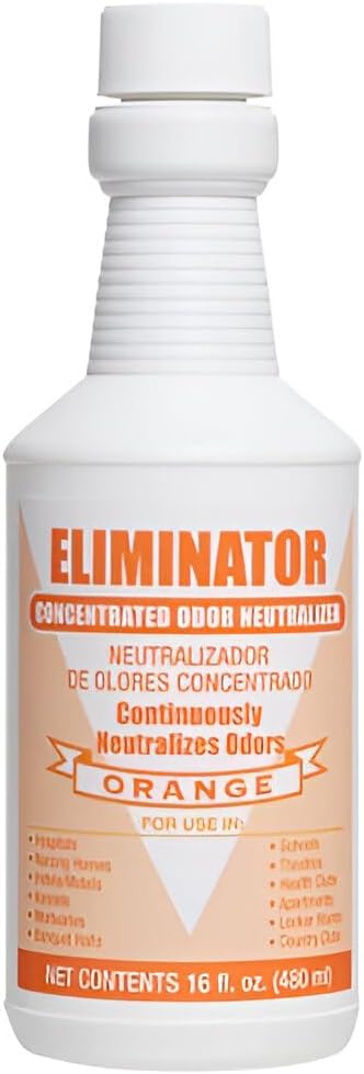 Eliminator Air Freshener and Odor Neutralizer: Industrial-Strength Odor Elimination with Advanced Molecular Technology for 24-Hour Freshness - Transform Your Space Instantly (Orange)