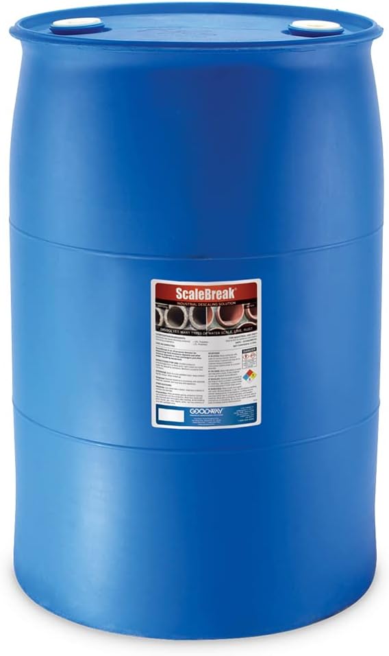 Goodway ScaleBreak Biodegradable Industrial Descaler 30 gal. Drum