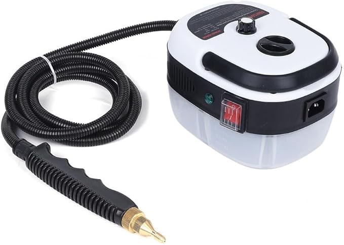 High Pressure Steam Cleaner 2500W White Handheld High-Pressure High-Temperature Steam Cleaner 212-266℉ Steam Temperature 6 Gear Adjustment Portable Steamer Cleaning Machine For Home Use