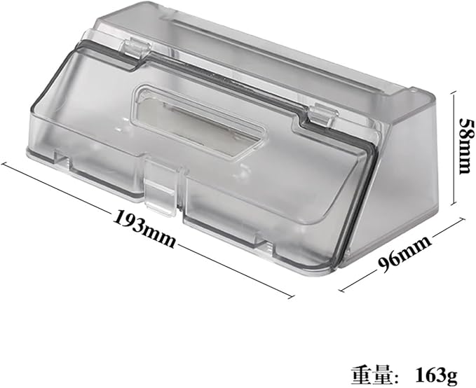 Compatible for Xiaomi MijiaMop Pro STYTJ02YM/VIOMI V2 PRO/V3Robot Vacuum Cleaner Water TankDust Box2 in 1 Dustbox+Watertank Parts(Mijia 2in1)