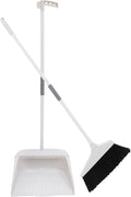 Hemoton 1set Broom and Dustpan Set Handle Ergonomic Cleaning Supplies for Home Use Soft Bristle Brush and Dustpan for Easy Cleanup