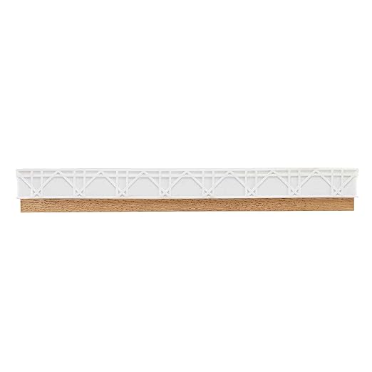 Nicole Miller - Vanity Tray Durable Resin Countertop Accessories with Faux-Wood Base Ideal Organization for Home Modern Bathroom Decor Dorm Room Essentials (Lena Collection White)