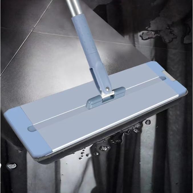 Hand Free Flat Mop Bucket for Household Use Dry and Wet Dual-Purpose Cloth