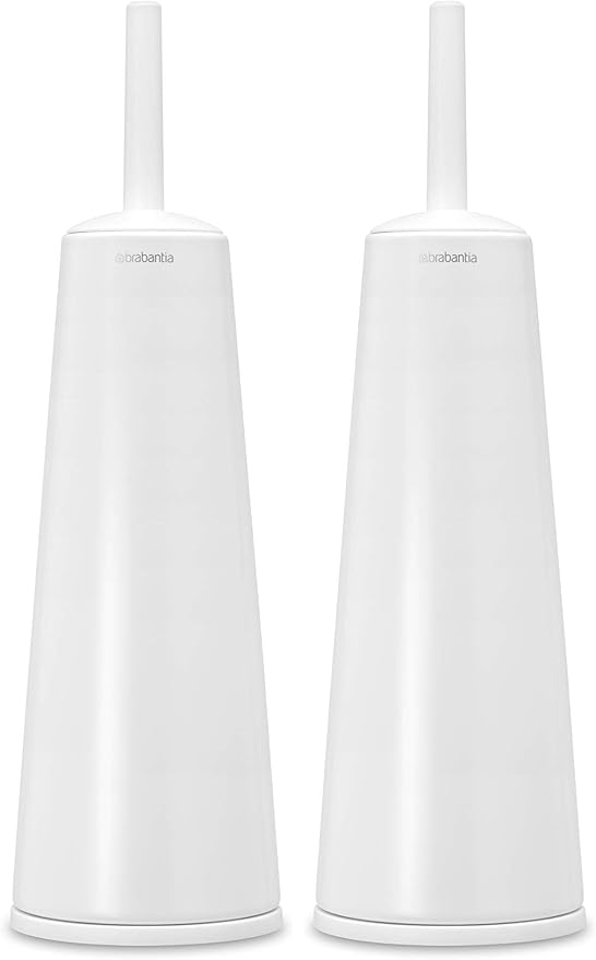 Brabantia Toilet Brush and Holder White (414664) (Pack of 2)
