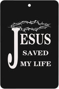 40 PCS Religious Jesus Christian Faith Cross Car Air Fresheners Cards Set Multi-Pack Scented Cards Long-Lasting Auto Fragrance Cards for Vehicle Home &amp Office Rectangle