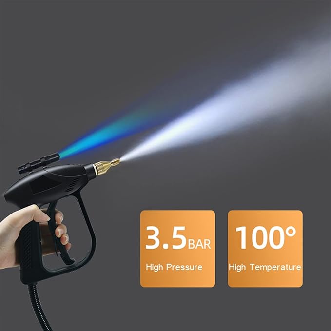 Steam Cleaning Handheld Steam Cleaner High Pressure Household Cleaning Machine Air Conditioner Kitchen Range Hood Cleaning Equipment (Color : Yellow) (Yellow)
