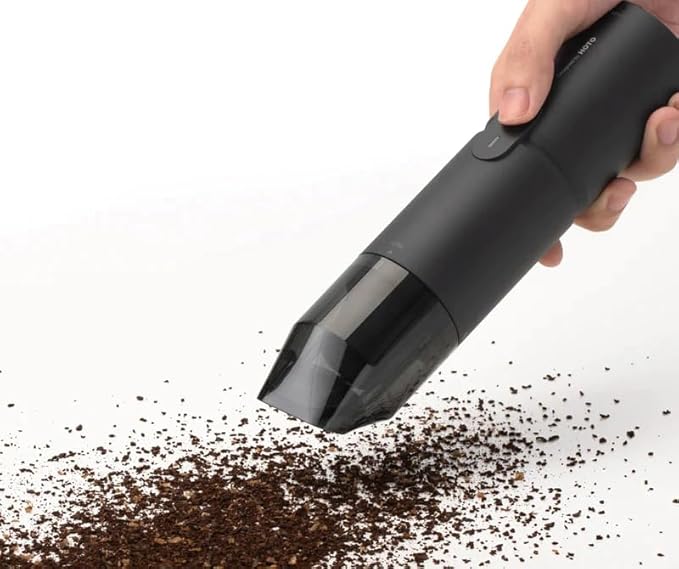 HOTO Handheld Vacuum Cleaner Cordless Desk Vacuum Cleaner Compressed Electric Air Duster 15000Pa Suction 4-in-1 Portable Vortex Vacuum Dust Buster Air Blower for Computer Keyboard Coffee Grounds