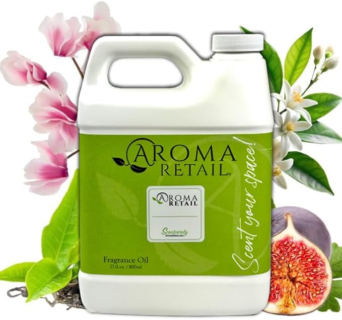 Aroma Retail Fragrance Oil Refill for Scent Machine Aroma Diffuser (27 fl oz Black Tea Fig)