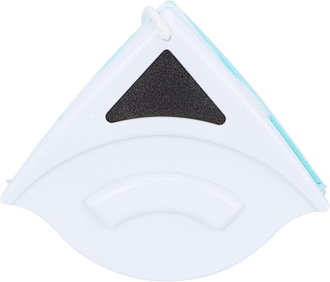 Rengue Magnetic Window Cleaner Wiper Plastic Triangular Shape for Windows 0.2in to 0.6in Thick with Safety Rope Magnetic Window Cleaner Double Side Glass Nan Household Daily