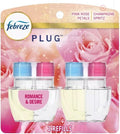 Generic Febreze Odor-Fighting Fade Defy Plug Air Freshener (2) of 0.87 fl oz Refills-NEW EXOTIC EDITION (Romance &amp Desire)