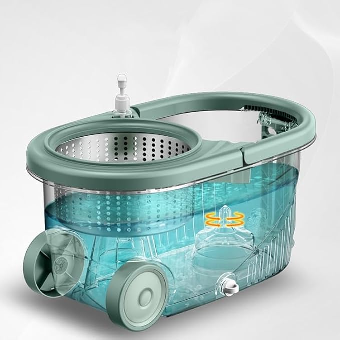 Mop Bucket Rotating Household Drive Swing Dry No Hand Wash