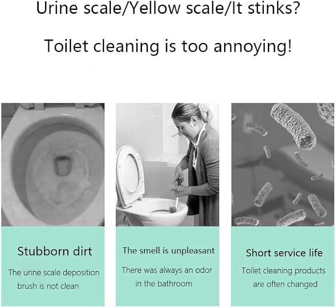 DDOXOO Automatic Toilet Cleaning Magic Box - Powerful Decontamination &amp Air Purification. Large Capacity for 3 Months. Excellent Dissolution No Wall Hanging. Unique External Hanging Rope Design.