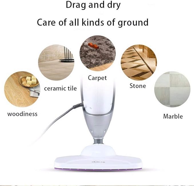 Spray Mop Self Wringing Microfiber Mop Flat Floor Mop Kit 360 Degree Rotation Dry and Wet Cleaning Mop Steam Mop Combo Comprehensive Decontamination Sterilization