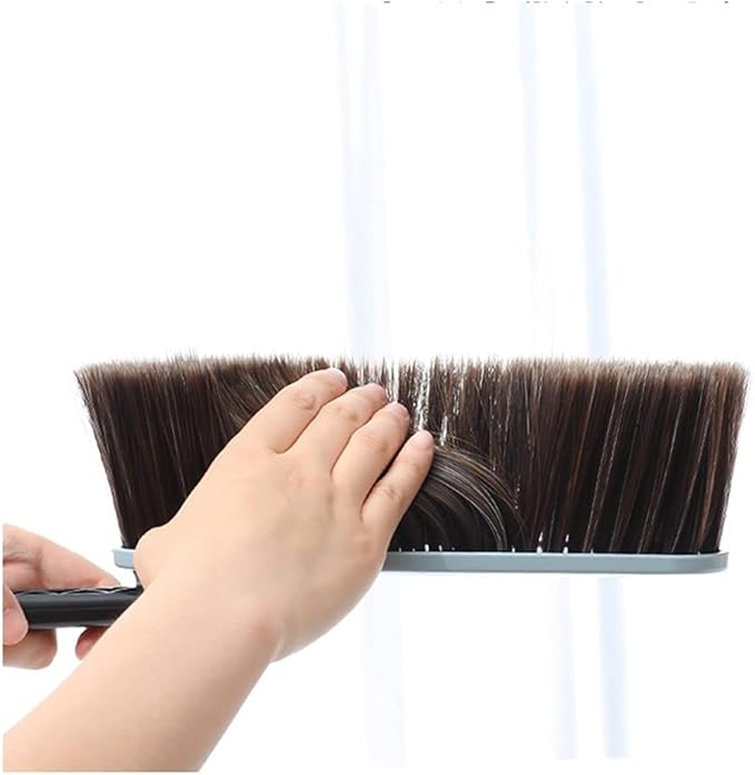 Rotatable Dust Collector Microfiber Cleaning Brush Dust Brush Reusable Cleaning Tools Dust Brush Counter Brush Bed Brush Hand Broom(Pink)
