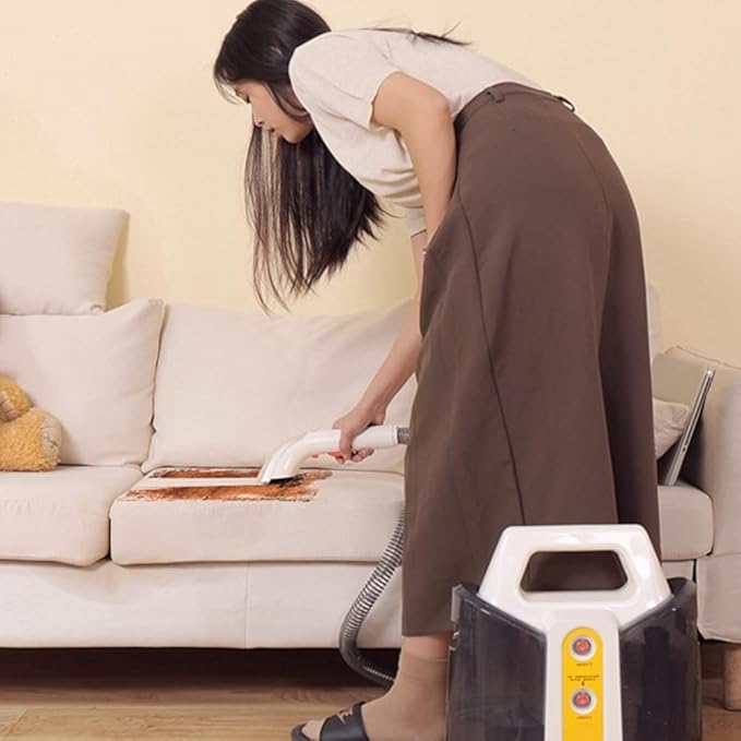 Multi-Purpose Wet/Dry Vacuum Spot Cleaner Portable Carpet Cleaning Machine 600W Deep Cleaning for Pillows Curtain Bed Sheets Mattresses Sofas Car Plush Toys and Other Fabric Surfaces