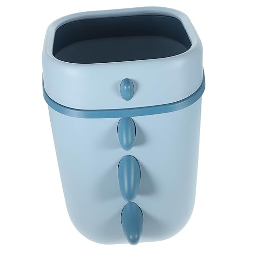 Adorable Dinosaur Trash Can Boys and Girls Adults Sturdy Plastic Easy to Empty Home Office