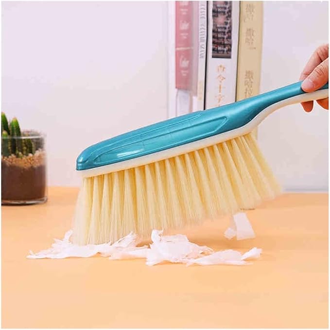 Dust Brushes Plastic Dust Removal Brush can be Washed Repeatedly Reusable Cleaning Tool Suitable for Cars Furniture Carpet Sofa Clothes Beds Couches Blinds Chairs Cleaning Brush(Blue)