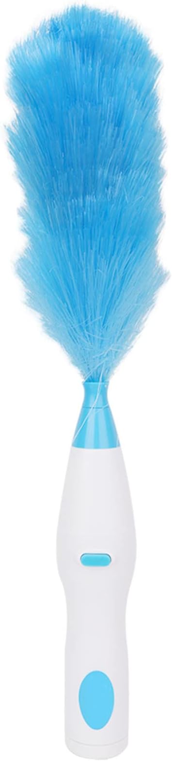 180° Bendable Electric Duster Tool with Pole for Any Shape Furniture Long Lifespan Window Fan Cleaner Pet Hair Duster