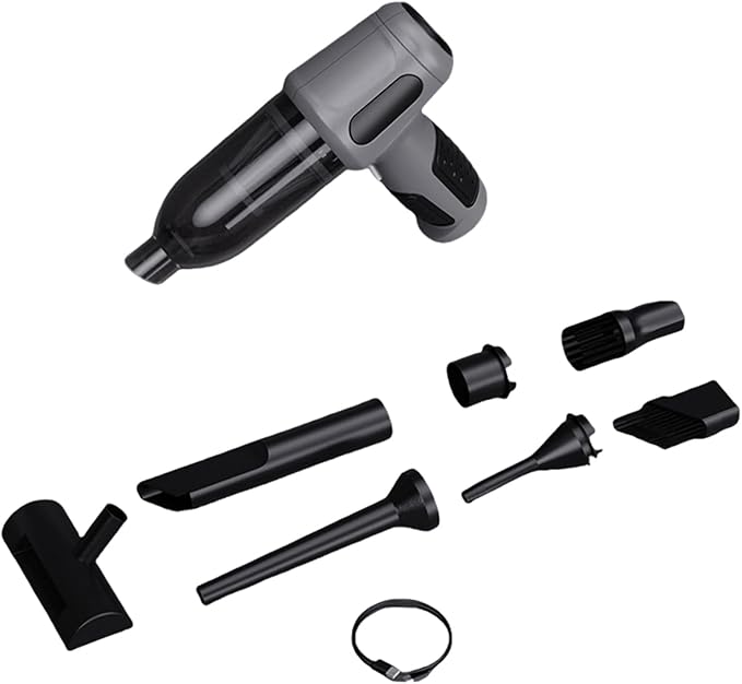 Handheld Vacuum USB Rechargeable Car Carpet Cleaner Light Weight Portable Trash Garbage Remover Car Dry Wet Use