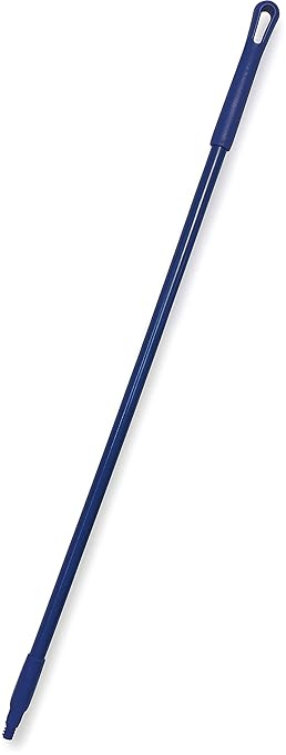 SPARTA 41225EC14 Fiberglass Broom Handle Mop Handle Replacement Handle With Acme Threaded Tip For Commercial Cleaning 48 Inches Blue