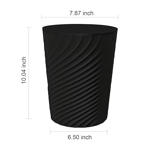 DAJITRE 1.8 Gallon Small Trash Can Wastebasket Recycling Bin 1.6 Gallon Small Plastic Trash Can Wastebasket Recycling Bin