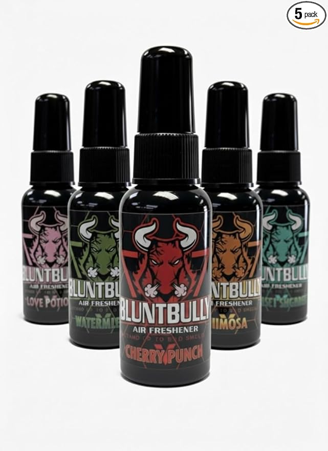 Air Freshener (Mystery Flavor Bundle) (5 Pack) Premium Oil Based Air Freshener Spray. Long-Lasting Room Bathroom Office &amp Car Scent | Eliminates Odors from Smoke Pets &amp More