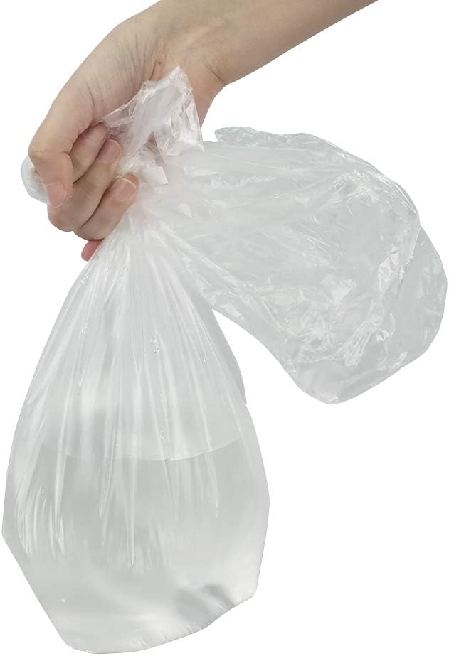 Pekky 5 Gallon Clear Trash Bags Bin Liners 300 Counts