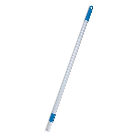 Carlisle FoodService Products Aluminum Mop Handle Flat Handle for Cleaning 43 To 70 Inches Silver (Pack of 12)
