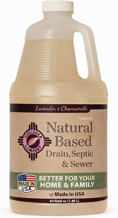 Drain Septic &amp Sewer Natural Based Cleaner 1 Jug 64 oz.
