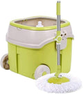 MopHome Free Hand Washing Spin Bucket Combination Set for Kitchen Floor Cleaning Heads