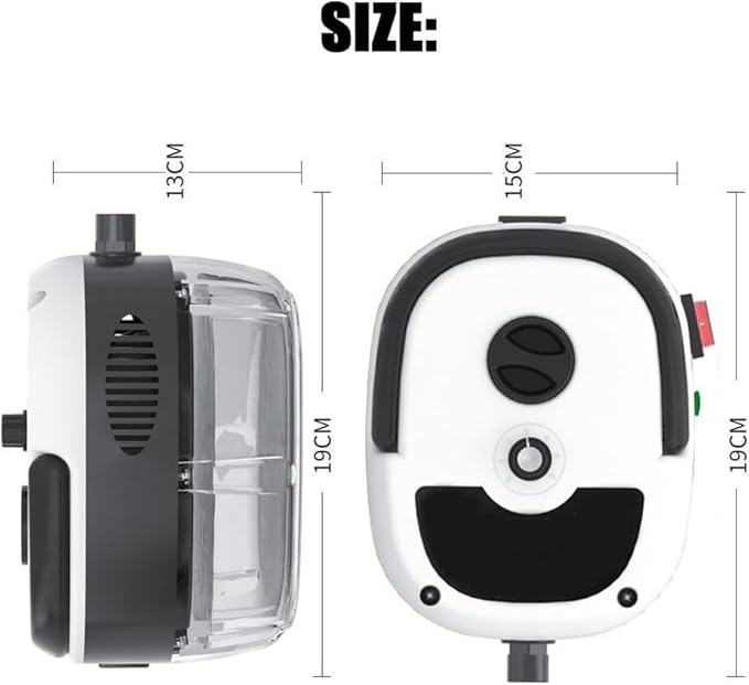 Car Steam Cleaner 2500w High-Temp Portable Machine Handheld Steam Cleaner 2500w Handheld High-Temperature Pressurized Steam Cleaner for Car HomeRed