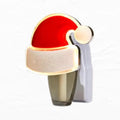 Bath &amp Body Neon Light Santa Hat Nightlight Wallflowers Fragrance Plug | Light Up 24/7 Plug-in