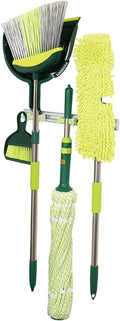 Pine-Sol Broom &amp Mop Cleaning Set - All-in-One Floor Cleaning Kit with Angled Broom and Dustpan Twist &amp Microfiber Mops Mini Dustpan with Brush and Wall Mount Storage Rack - 7 Pieces
