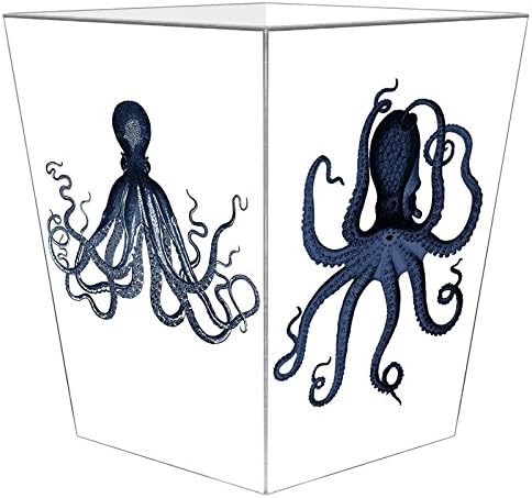 Marye-Kelley WB8406-Octopus Wastepaper Basket